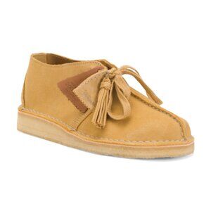 NEW CLARKS Suede Desert Trek Comfort Boots